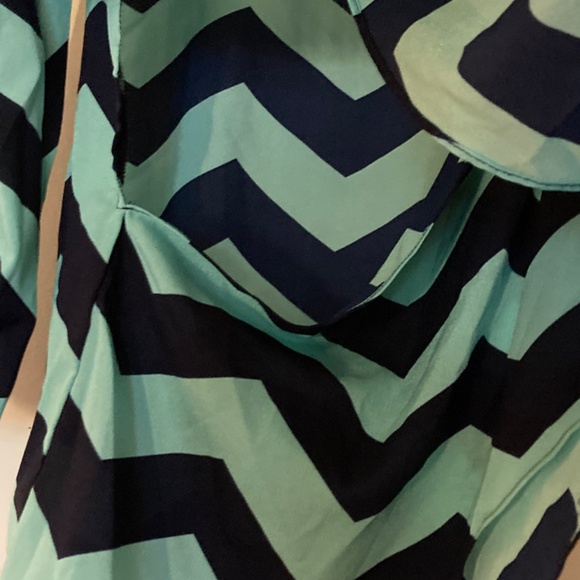 Chevron stripe top sz L VINTAGE - Picture 3 of 6
